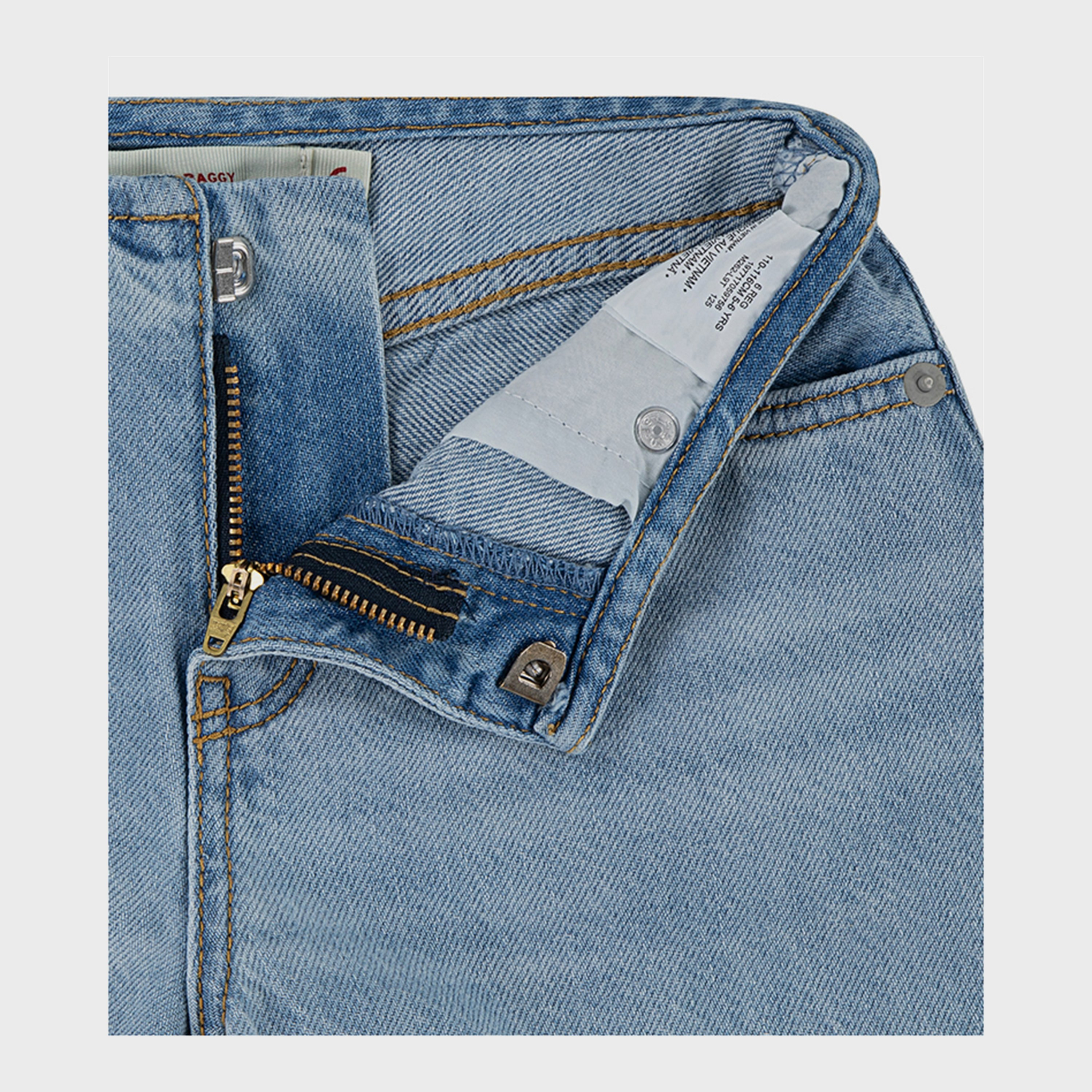 Levi's Embroidered Elasticated Jeans-girls-clothing-bottoms-jeansandjeggings-image-3