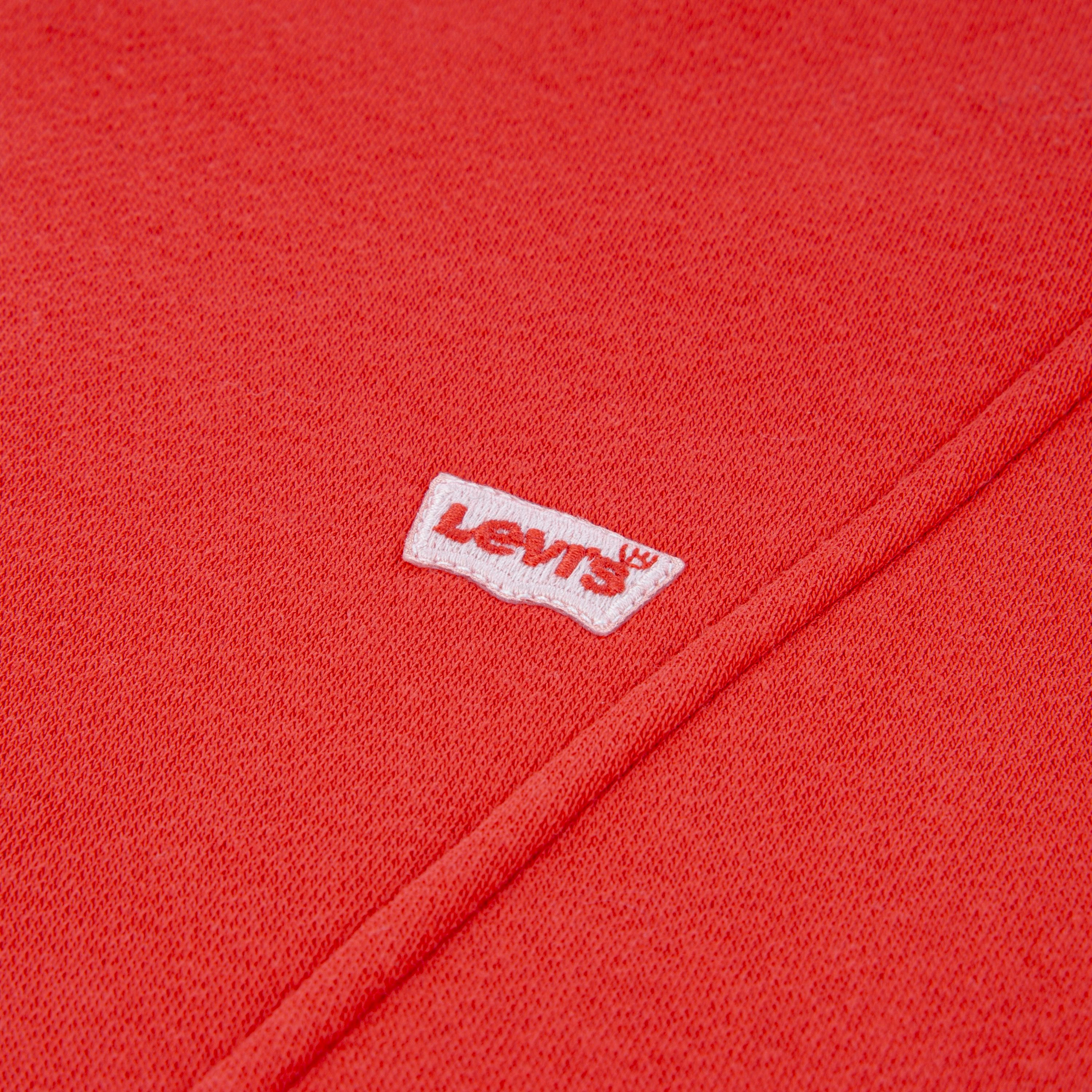 Levi’s Solid Hooded Sweatshirt with Batwing Patch-girls-clothing-sweatshirts-image-3