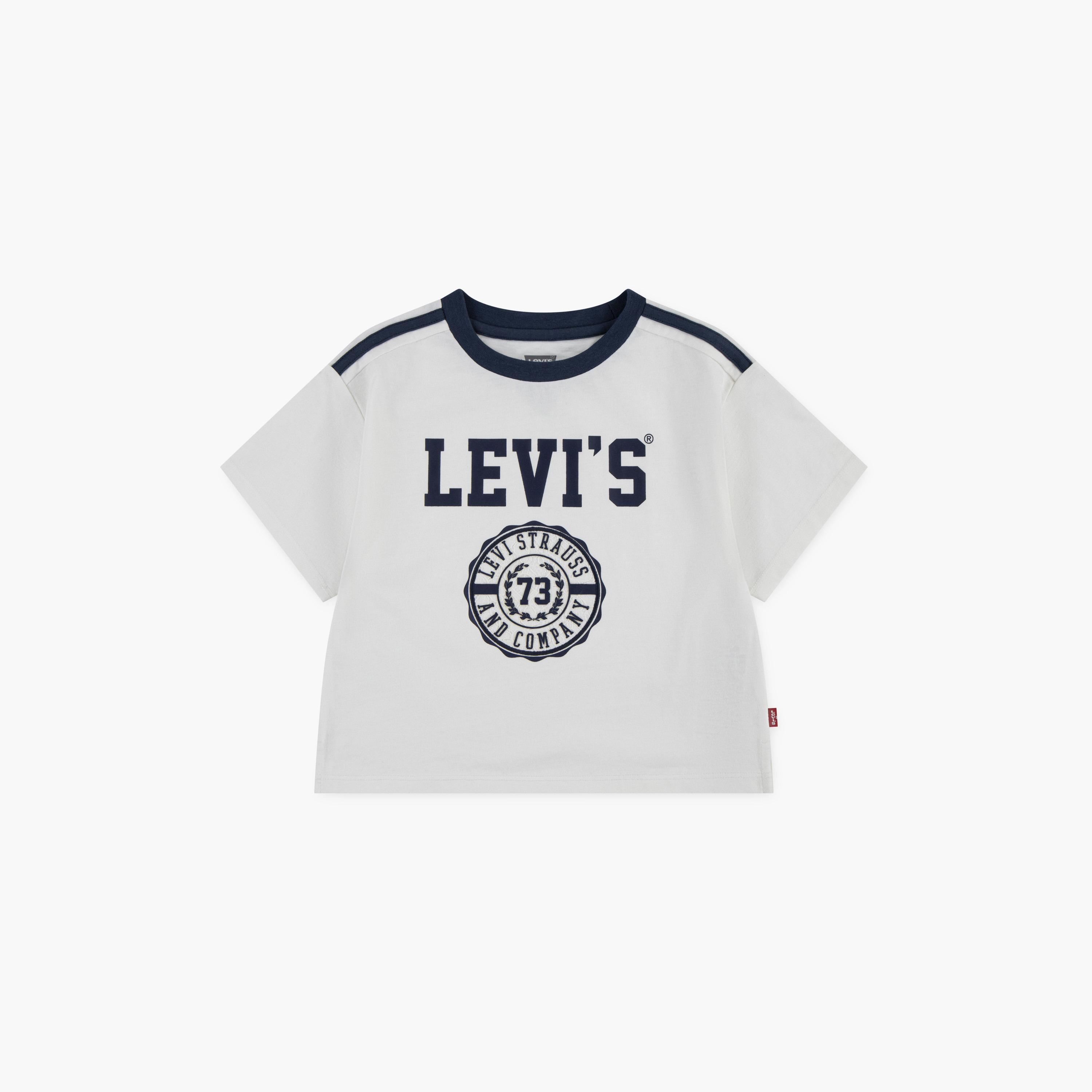 Levi’s Short Sleeves Embroidered Oversized T-Shirt-girls-clothing-tshirts-image-1