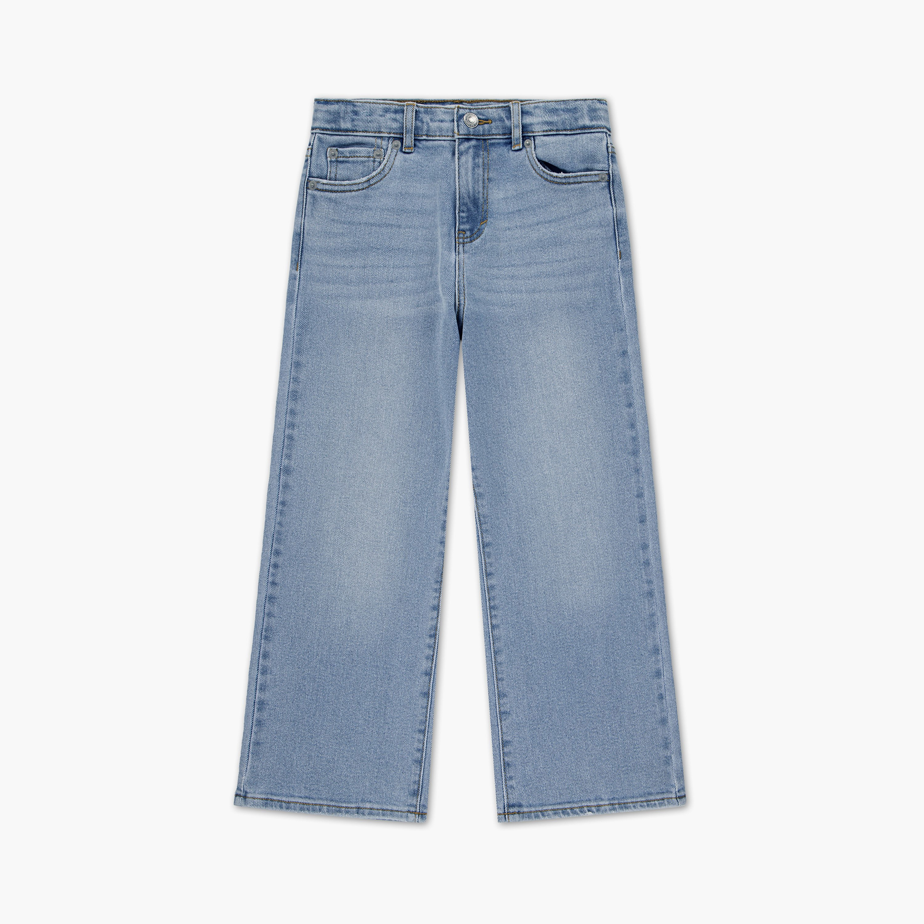 Levi’s High-Rise Elasticated Baggy Jeggings-girls-clothing-bottoms-jeansandjeggings-image-1