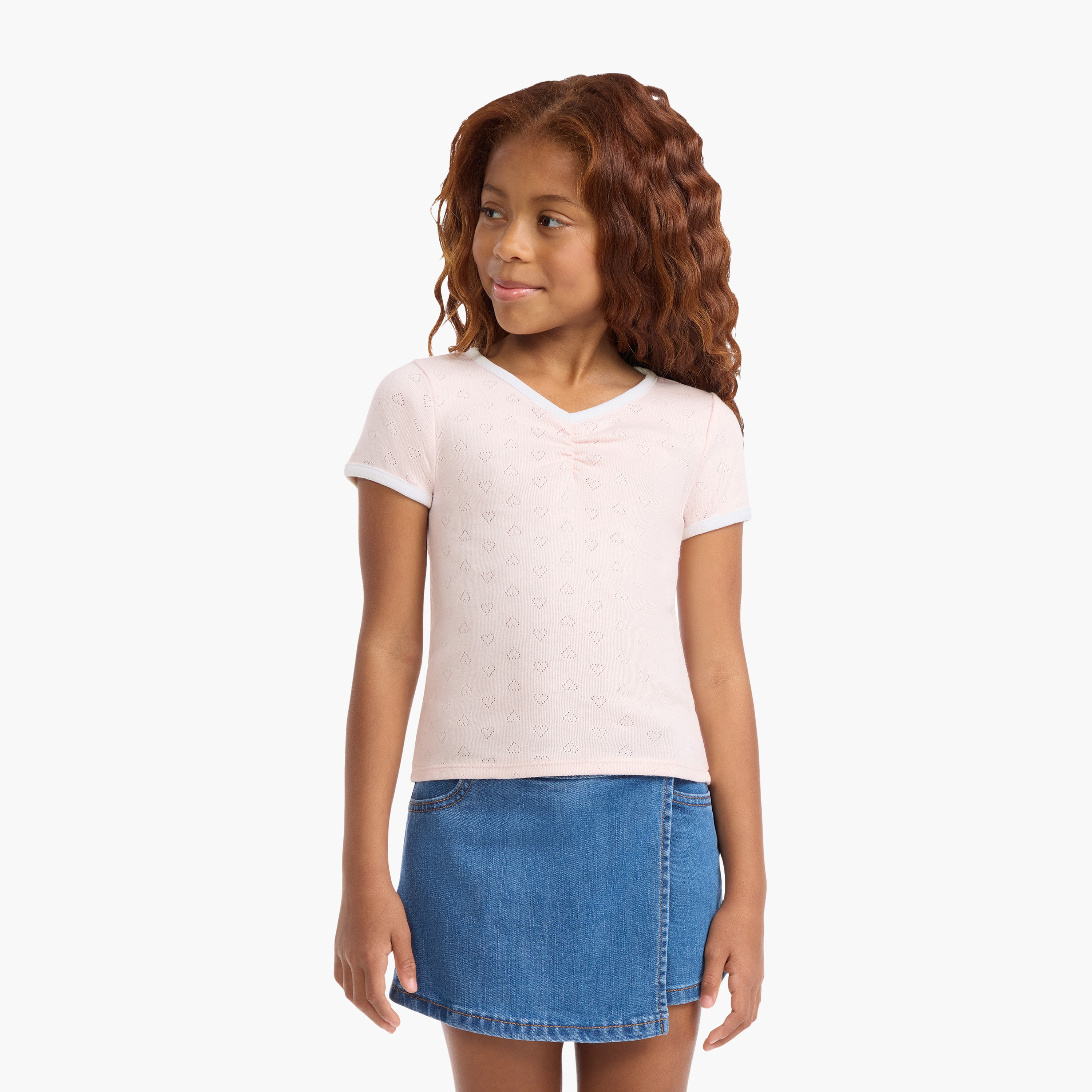 Levi's LVG Rosette Pointelle Top-girls-clothing-tshirts-image-1