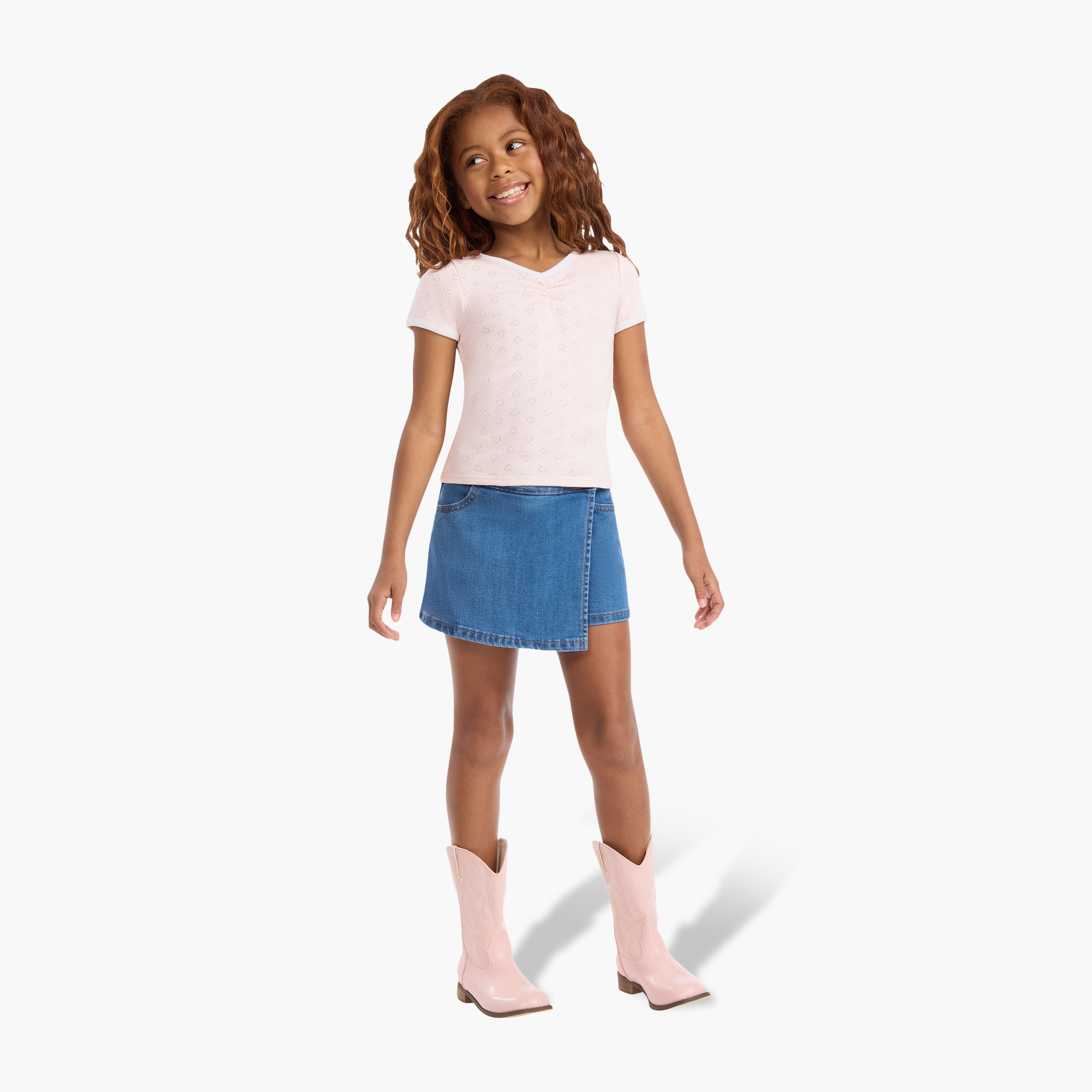 Levi's LVG Rosette Pointelle Top-girls-clothing-tshirts-image-2