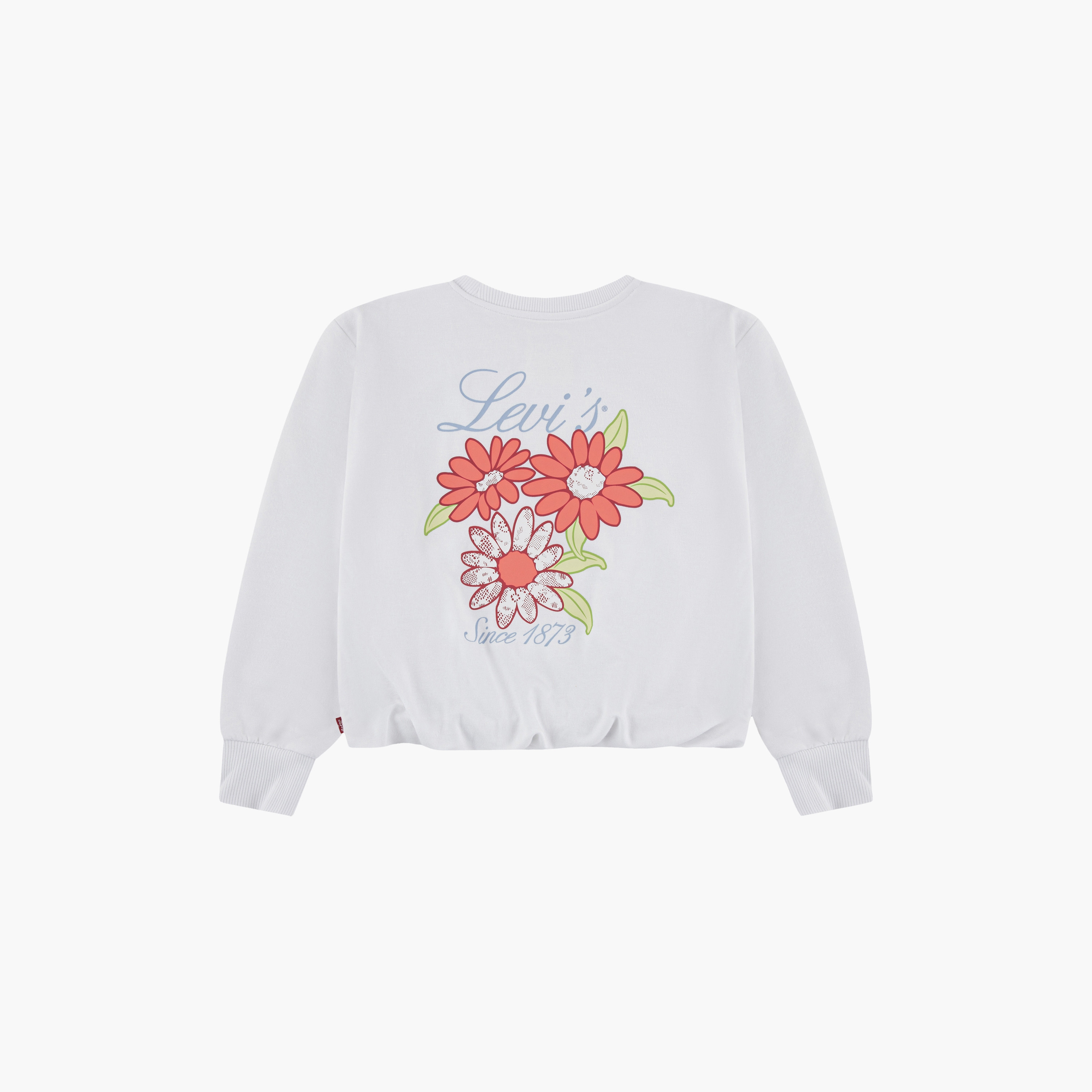 بلوزة محبوك بأكمام طويلة وحافة "بوبل" للبنات من ليفايس-girls-clothing-sweatshirts-image-1