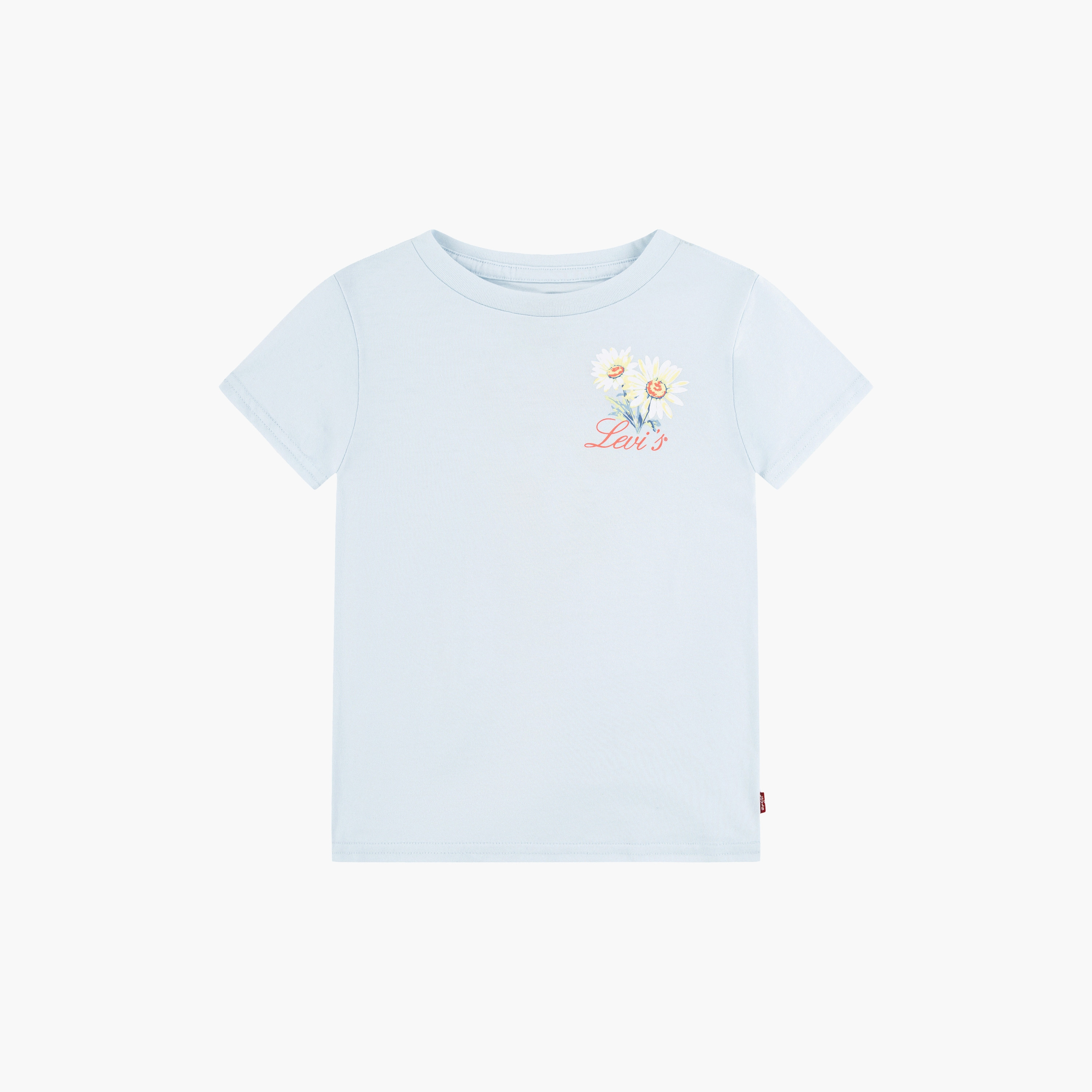 تي شيرت بطبعة ختم الزهور للبنات من ليفايس-girls-clothing-tshirts-image-1