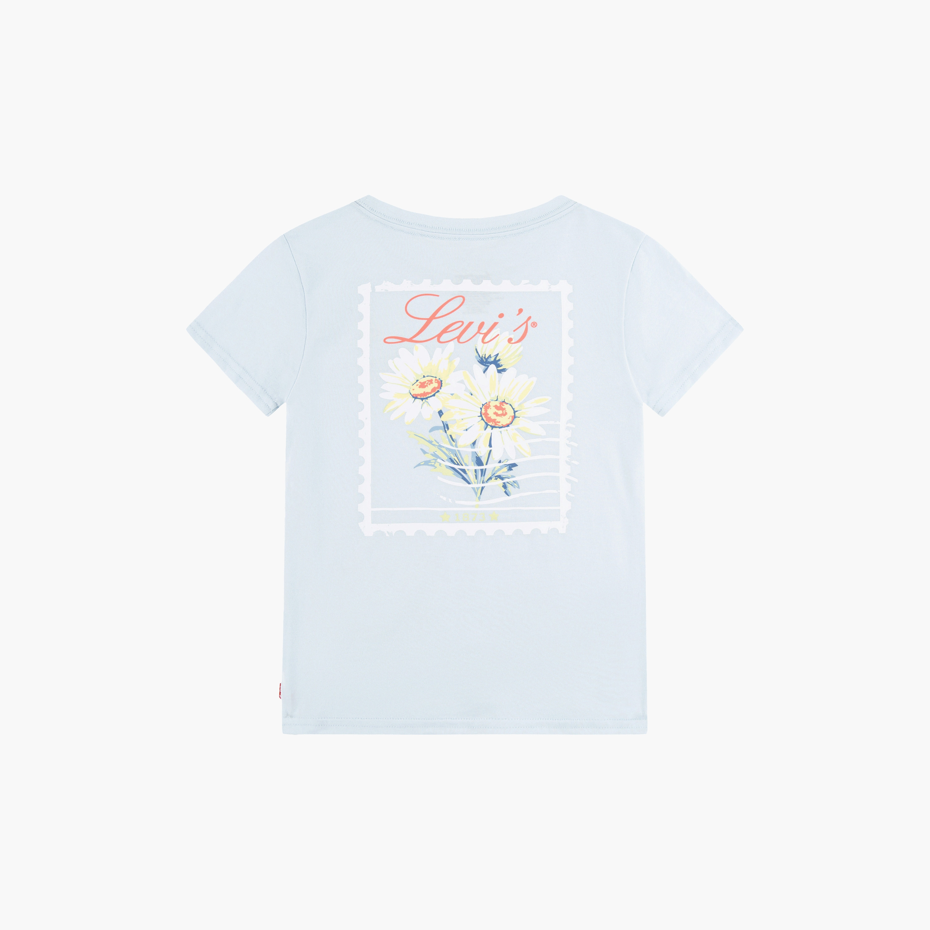 تي شيرت بطبعة ختم الزهور للبنات من ليفايس-girls-clothing-tshirts-image-2