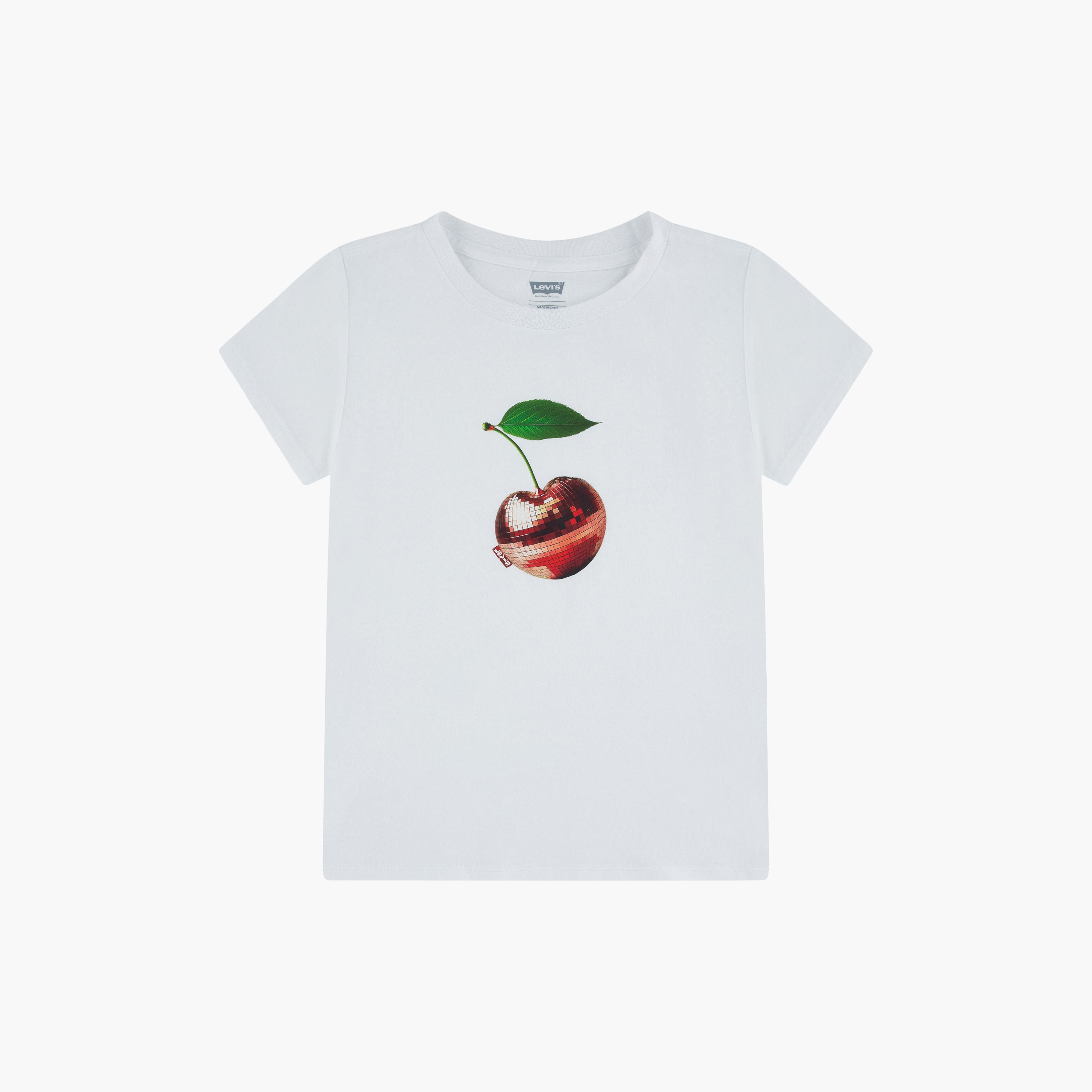 Levi's LVG Disco Cherry Printed T-Shirt-girls-clothing-tshirts-image-1