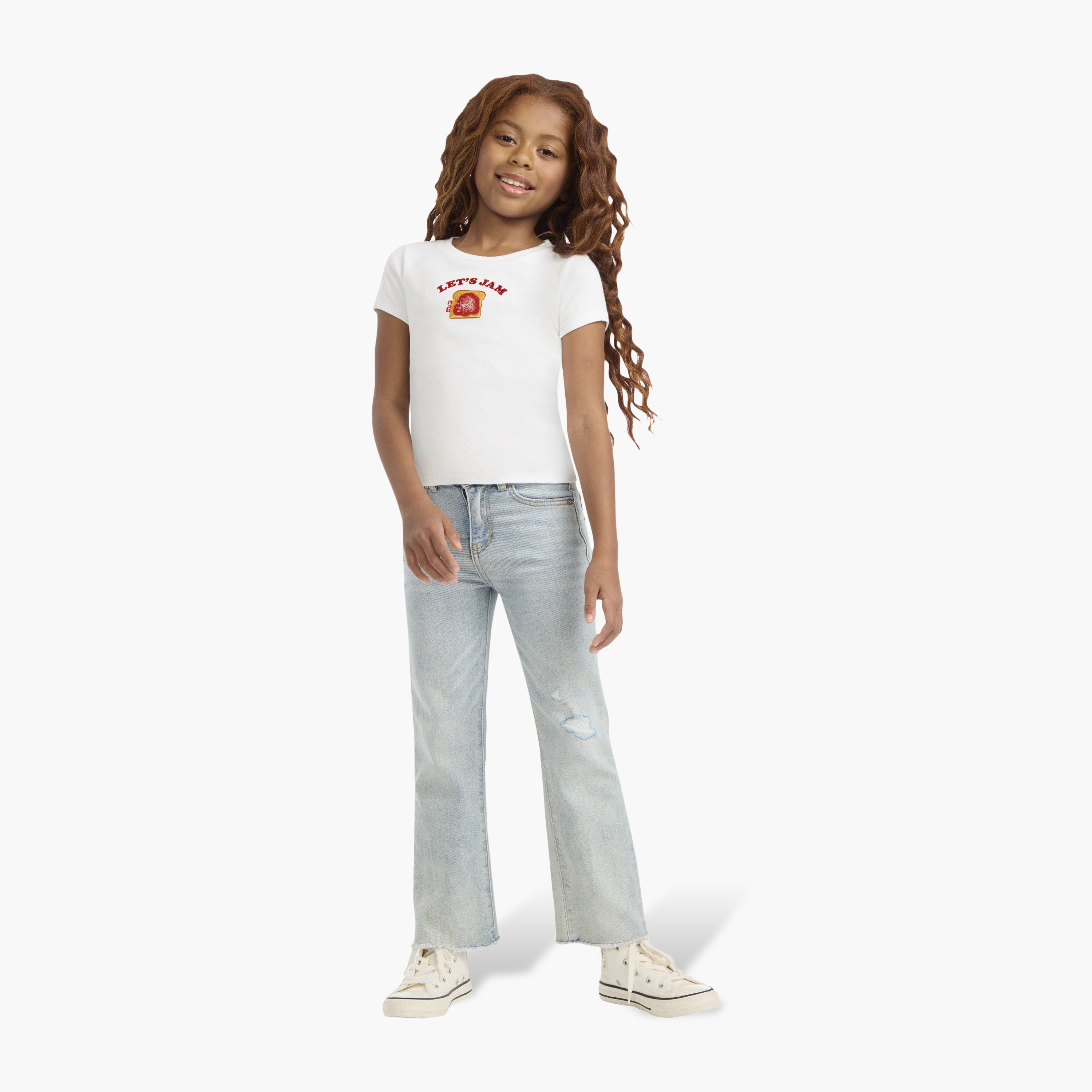 Levi's LVG Rib Meet & Greet Jam Printed T-Shirt-girls-clothing-tshirts-image-2