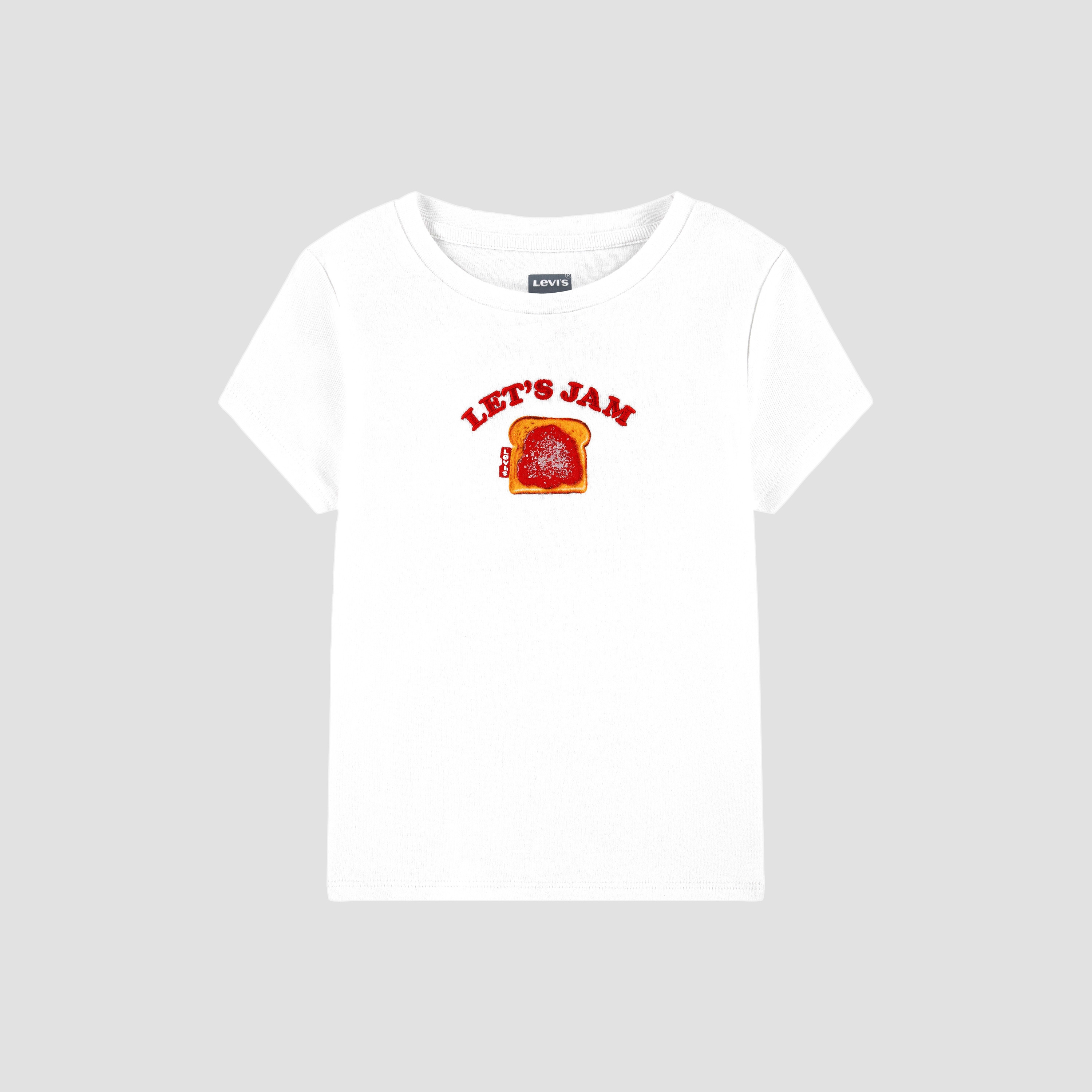 Levi's LVG Rib Meet & Greet Jam Printed T-Shirt-girls-clothing-tshirts-image-6