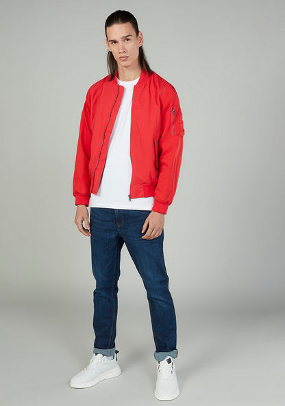 Lee Cooper Plain Jacket with Long Sleeves and Flap Pockets