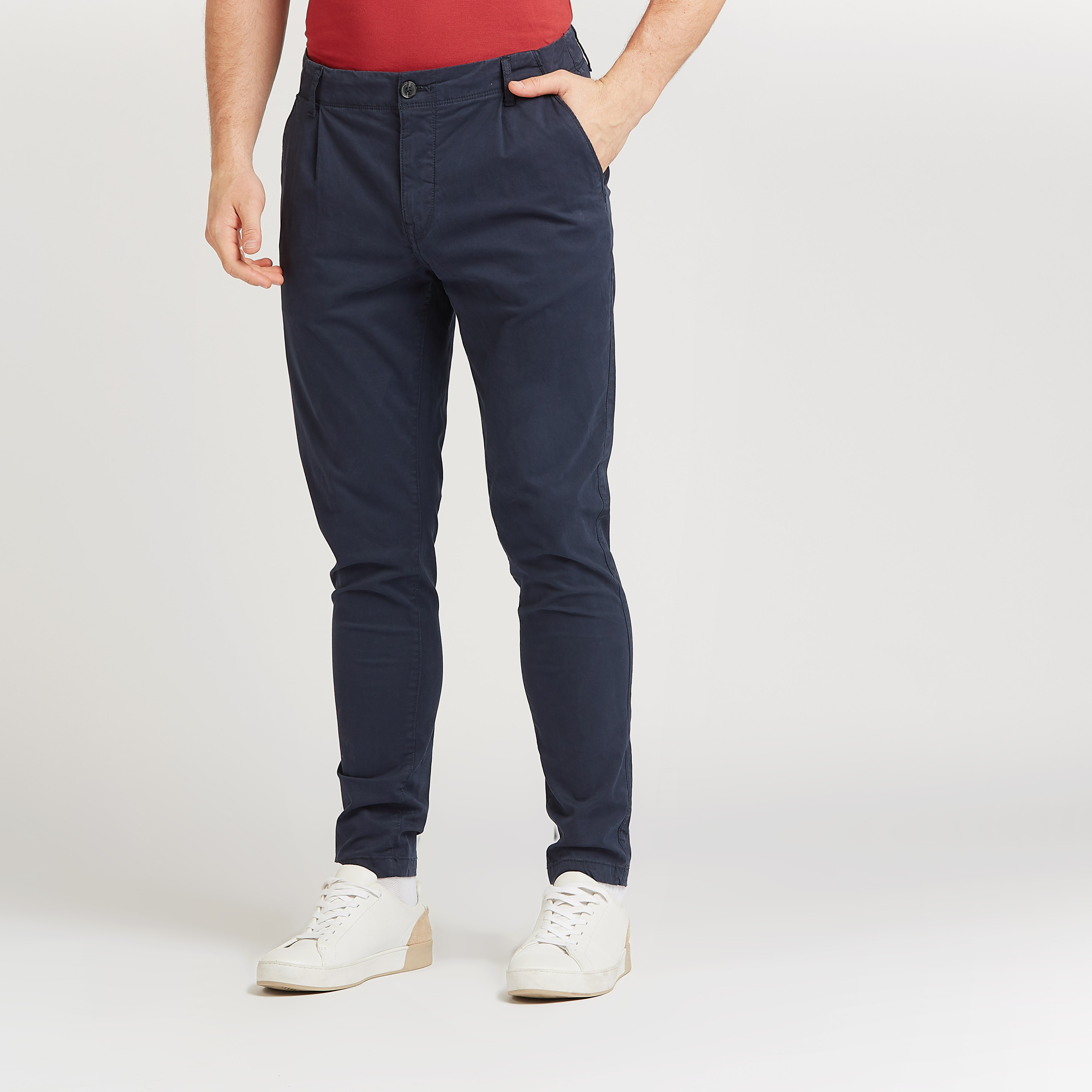 Lee Men's Slim Straight Active Stretch Pant - Elastic Waistband -  Walmart.com