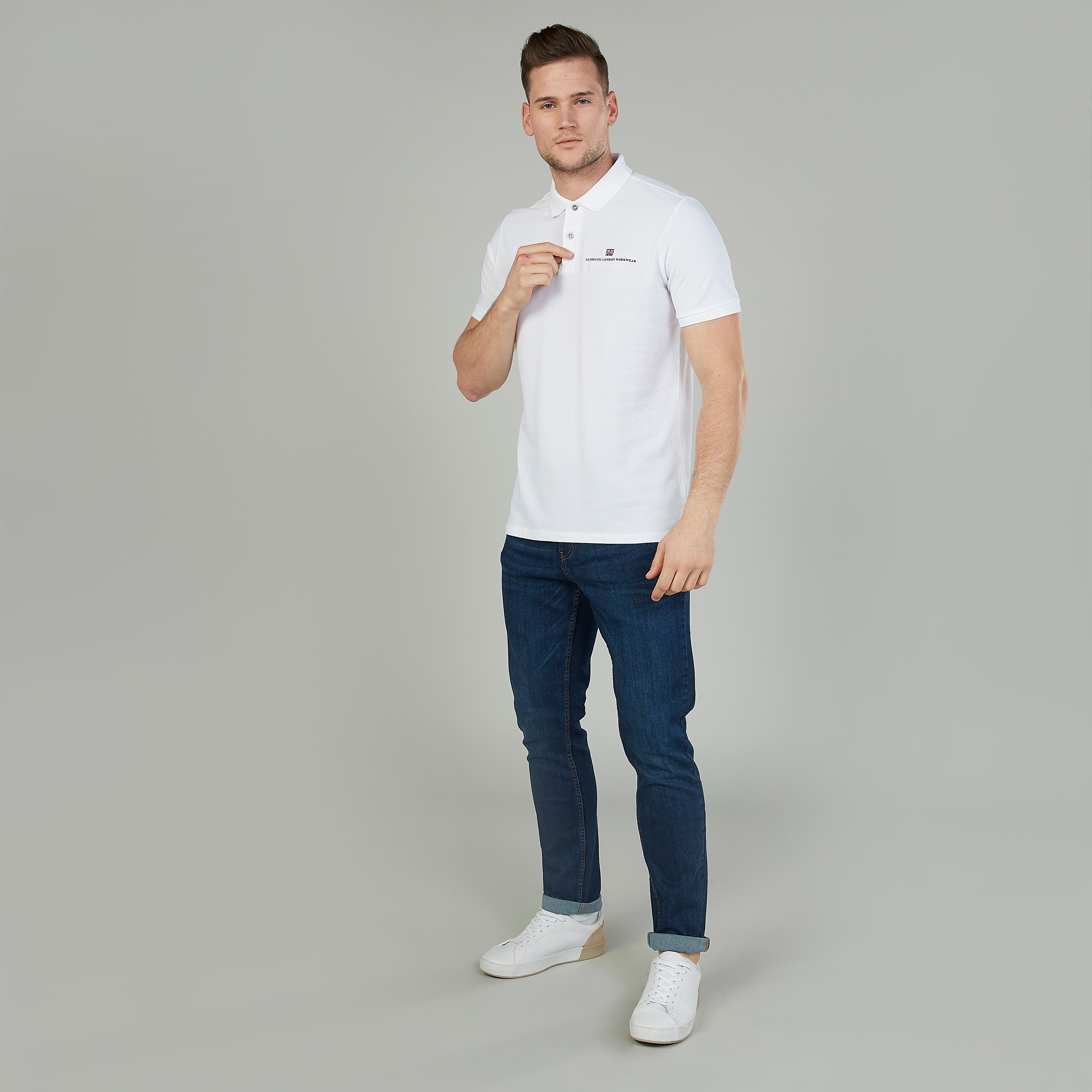 تيشيرت بولو بأكمام قصيرة وطبعات من لي كوبر-men-clothing-tshirtsandpolos-polos-image-2