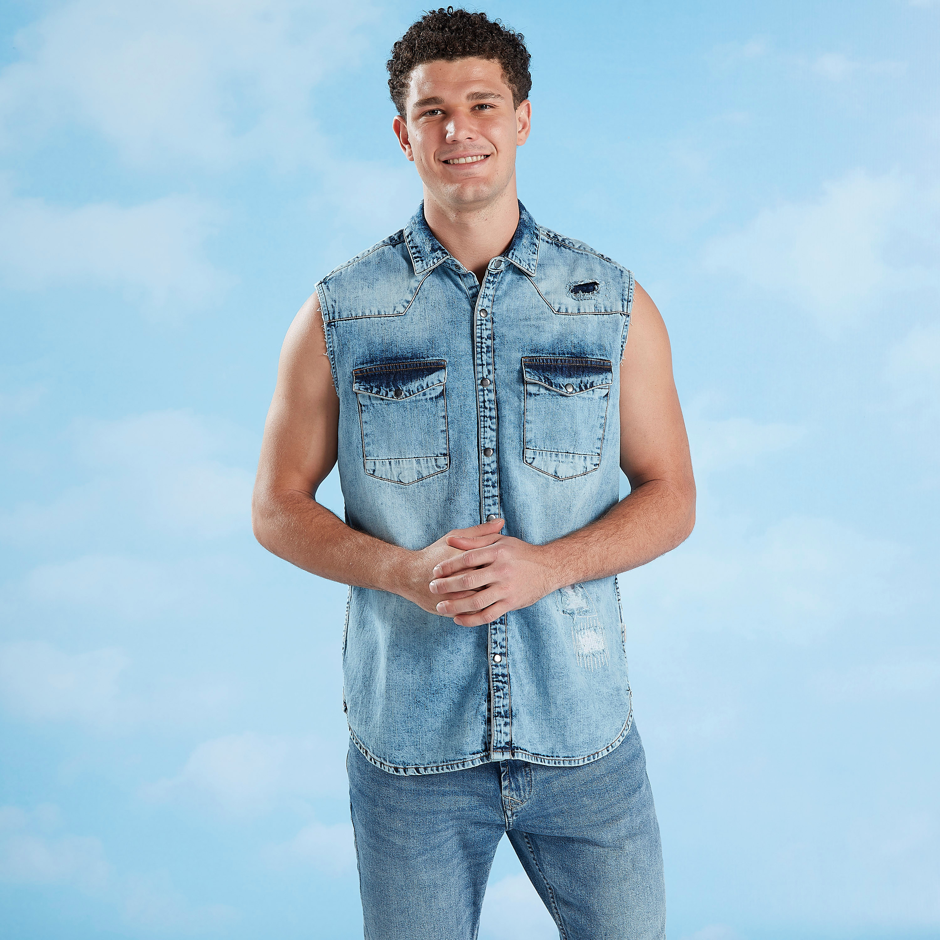 Lee cooper sleeveless on sale jacket