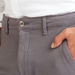 Lee Cooper Slim Fit Solid Low-Rise Chinos with Pocket Detail-Chinos-thumbnailMobile-4