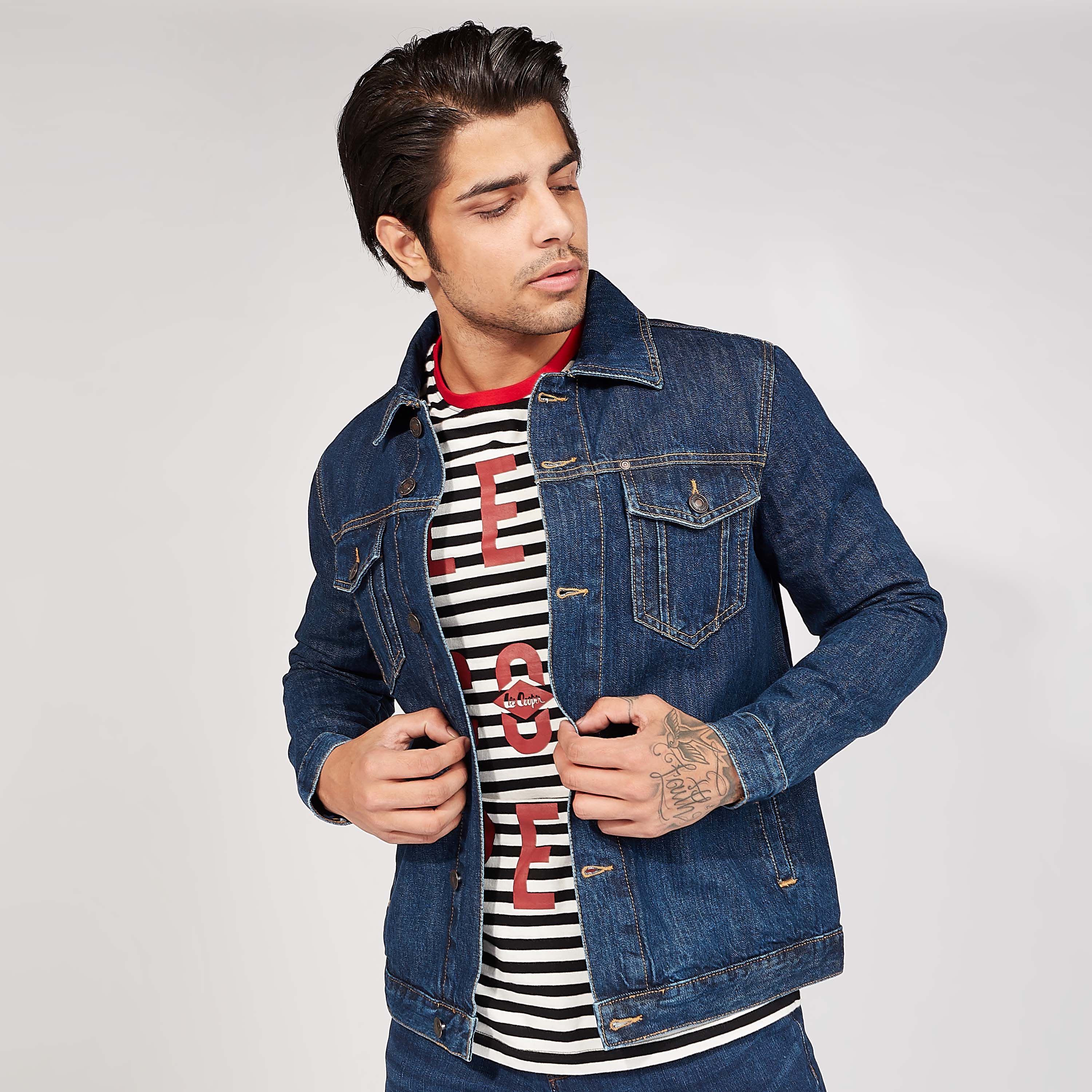 Lee Cooper India - Denim jackets make winter a stylish affair. Pull it over  a simple tee and pair it with leather boots for the perfect voguish look.  #WearYourMix #AW18 #LeeCooperIndia | Facebook