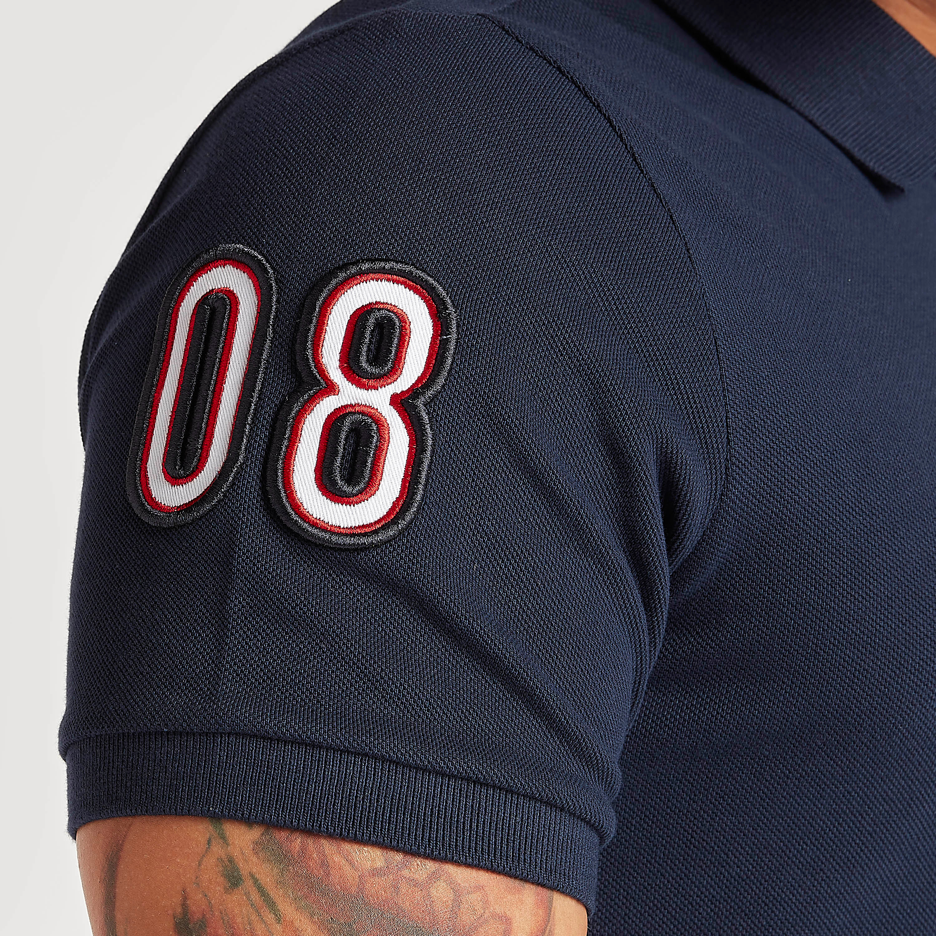 تيشيرت بولو مطرّز بأكمام قصيرة من لي كوبر-men-clothing-tshirtsandpolos-polos-image-6