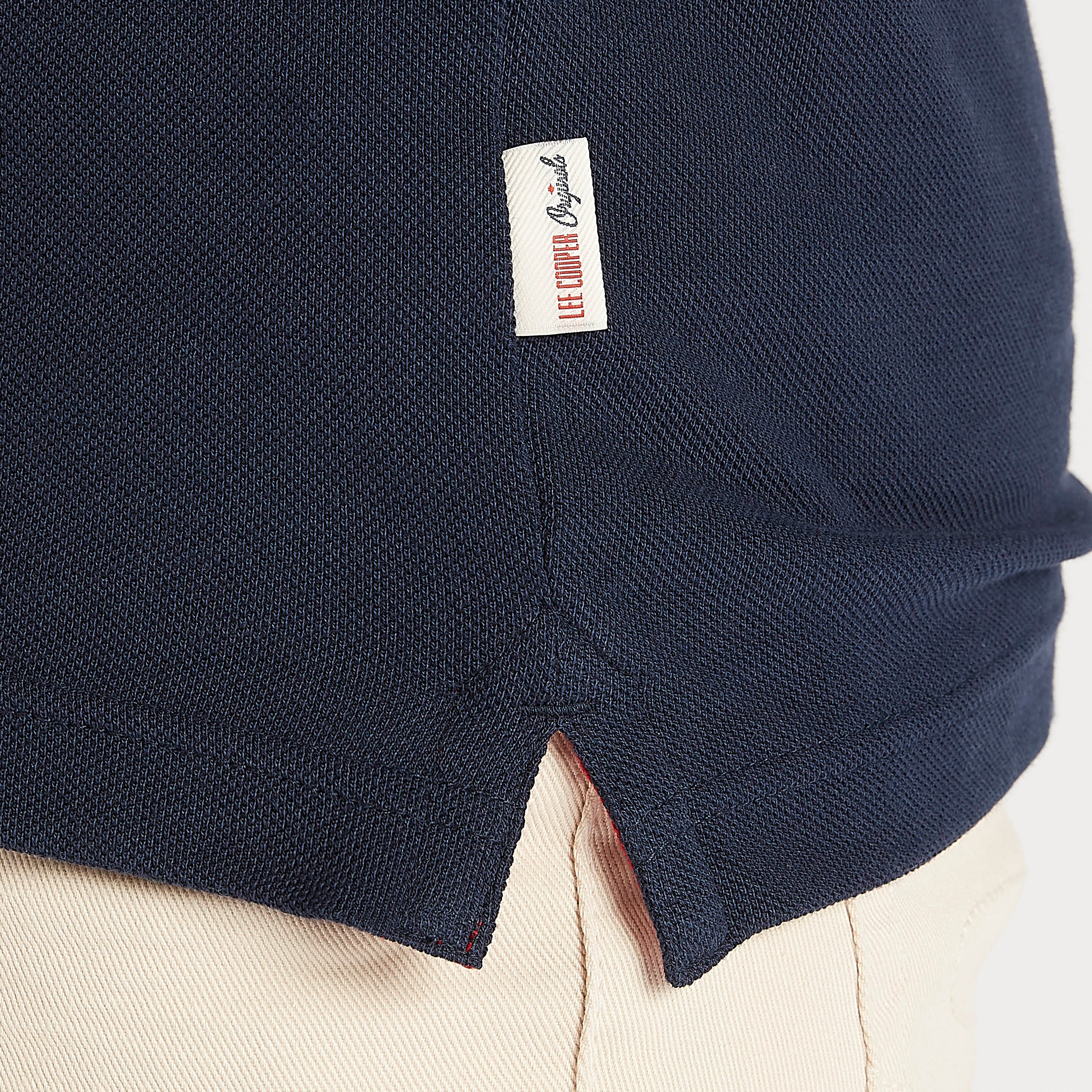 تيشيرت بولو مطرّز بأكمام قصيرة من لي كوبر-men-clothing-tshirtsandpolos-polos-image-7