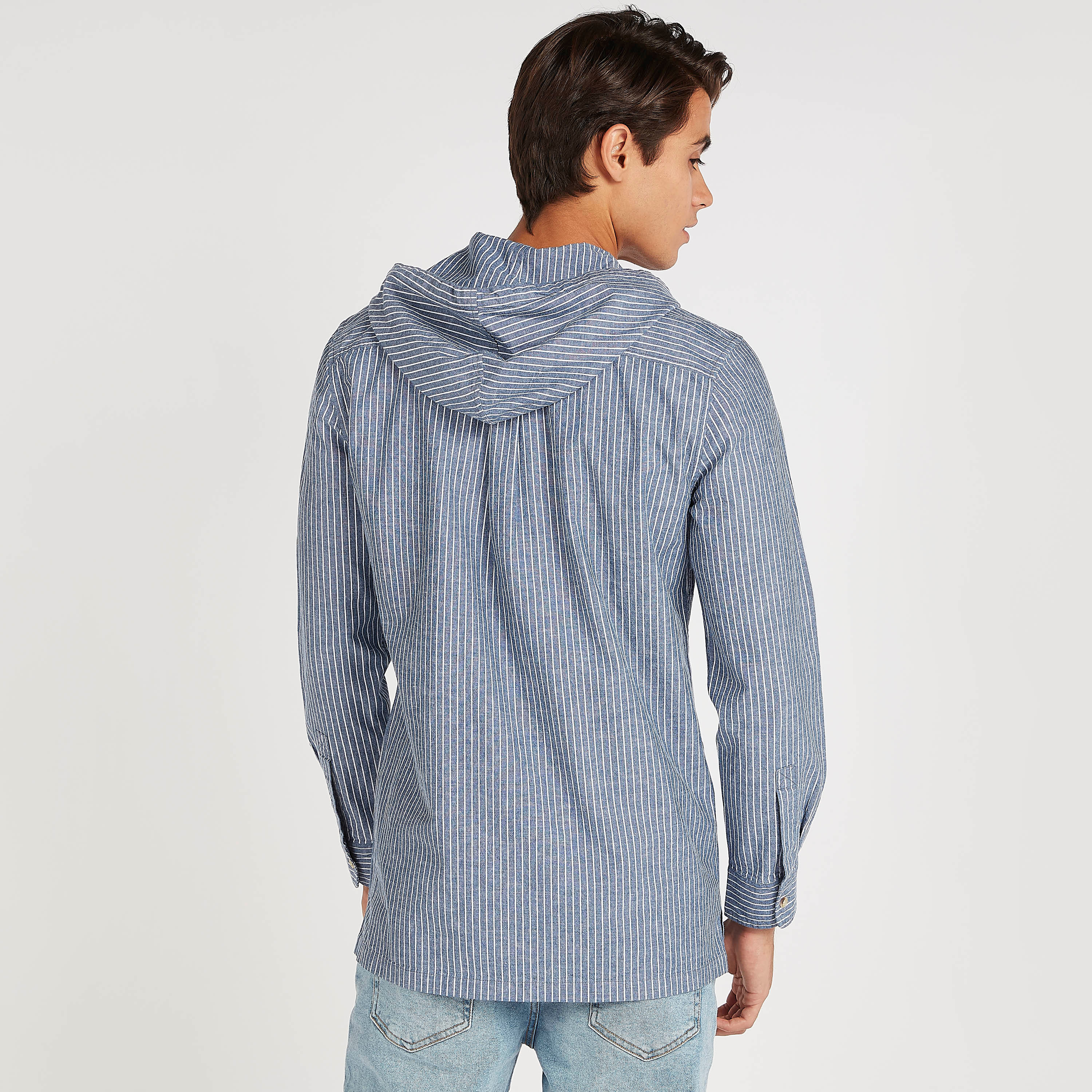 Lee cooper hooded shirt online