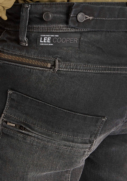 Lee Cooper Jeans with Pockets and Button Closure