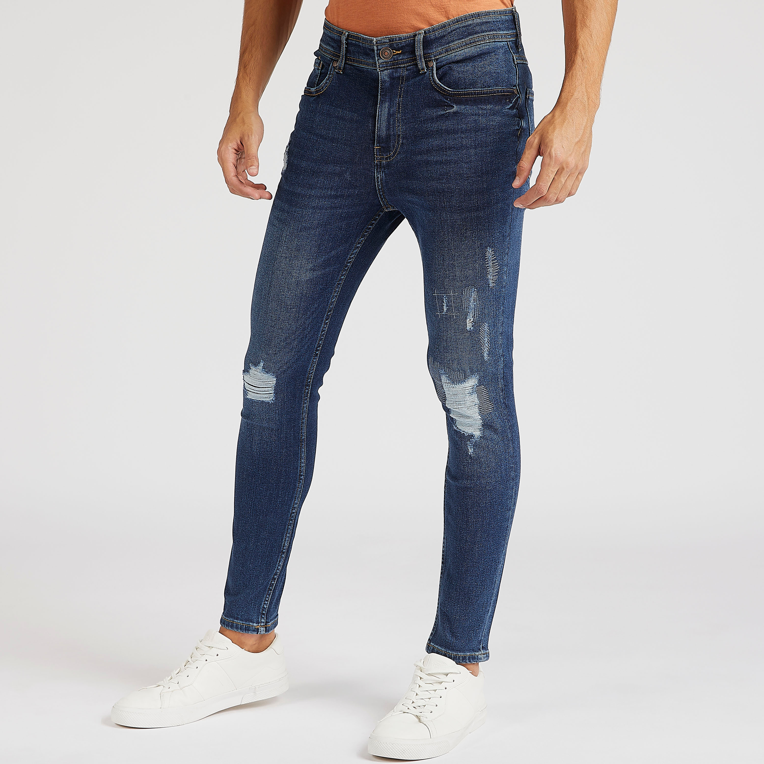 Lee ripped jeans hot sale mens