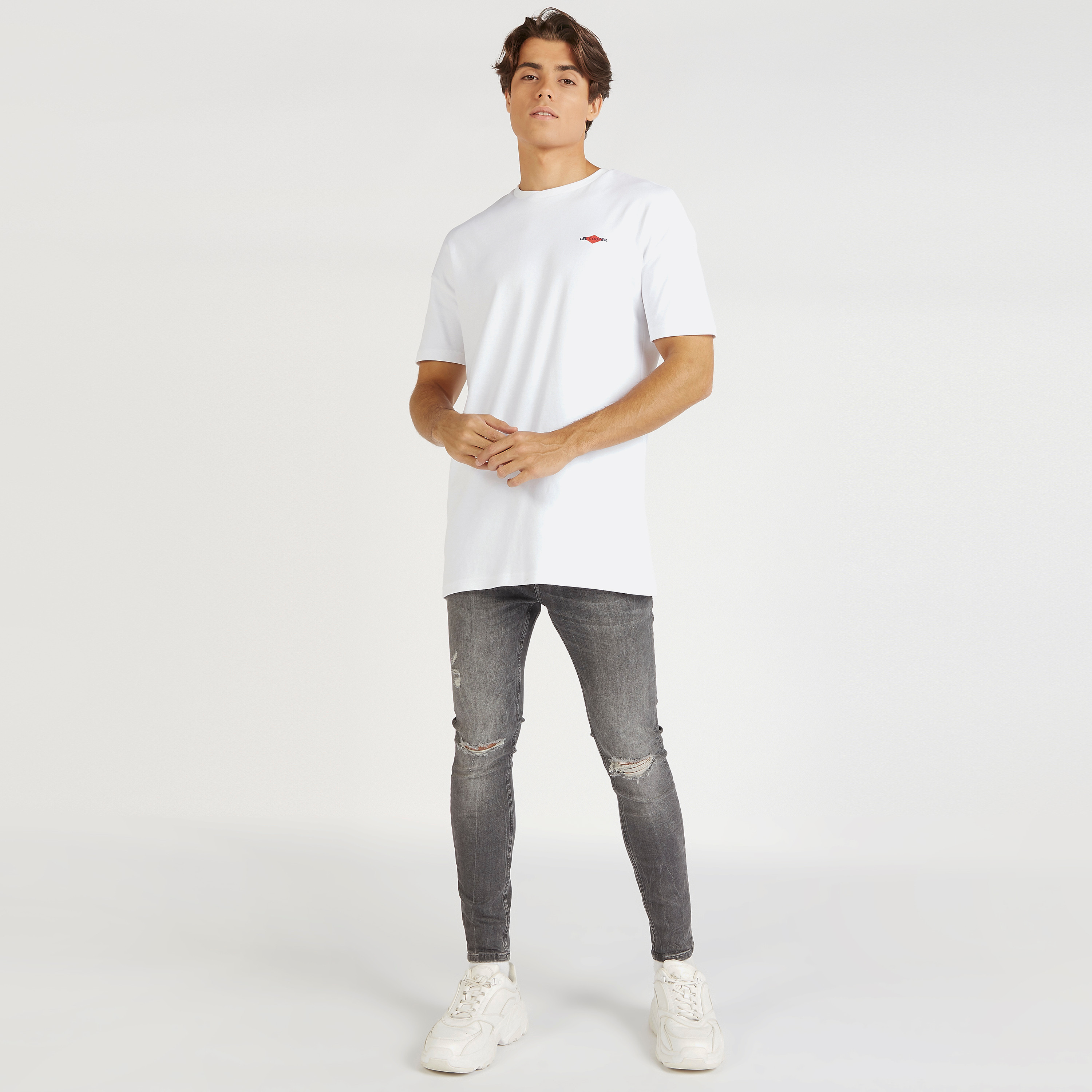 Lee Cooper Printed T-shirt with Crew Neck-men-clothing-tshirtsandpolos-tshirts-image-2
