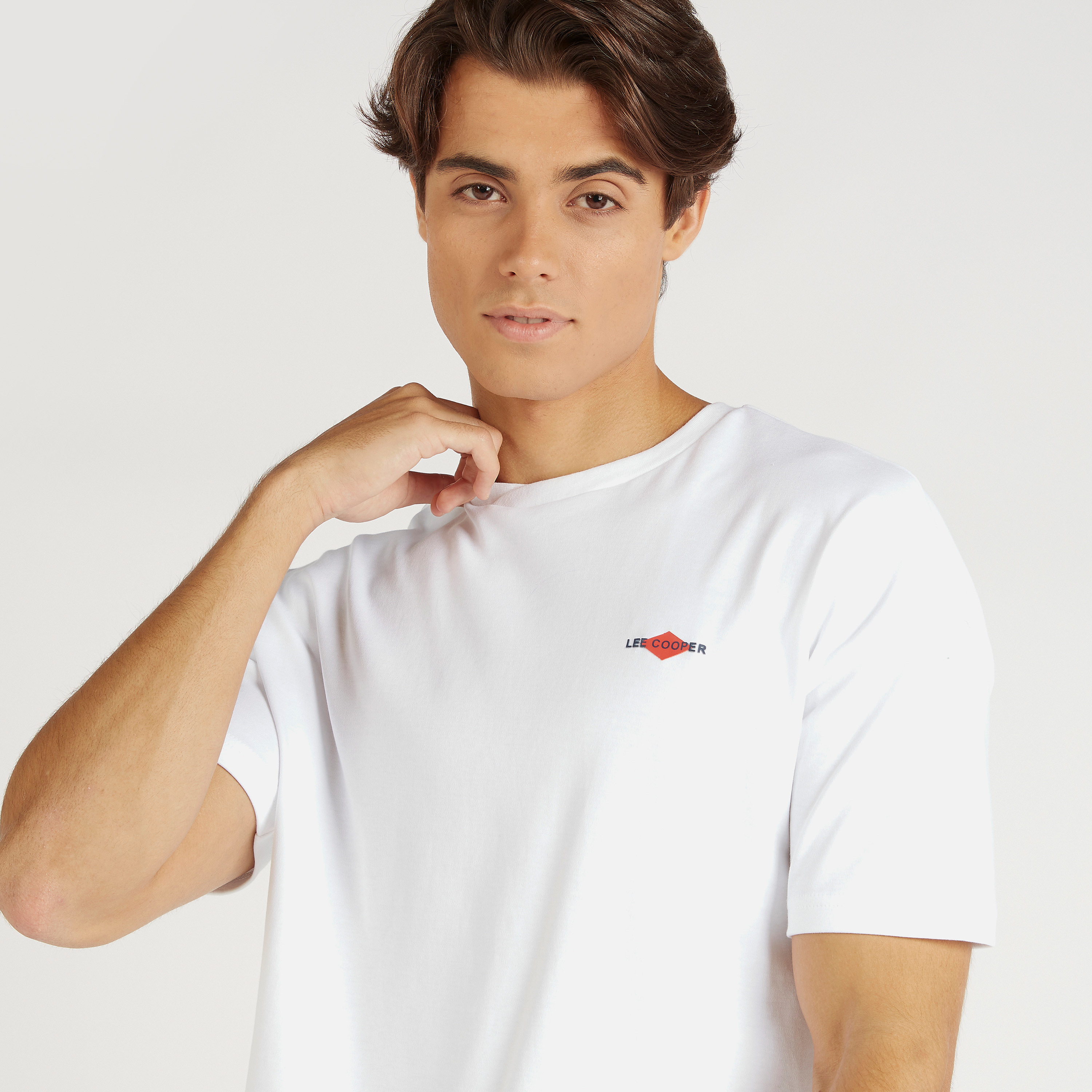 Lee Cooper Printed T-shirt with Crew Neck-men-clothing-tshirtsandpolos-tshirts-image-5