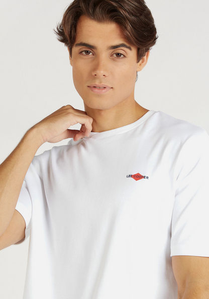 Lee Cooper Printed T-shirt with Crew Neck