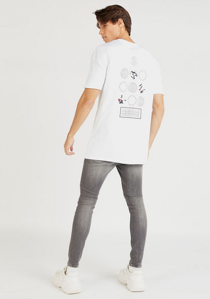 Lee Cooper Printed T-shirt with Crew Neck