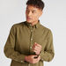 Lee Cooper Solid Shirt with Long Sleeves-Shirts-thumbnailMobile-2