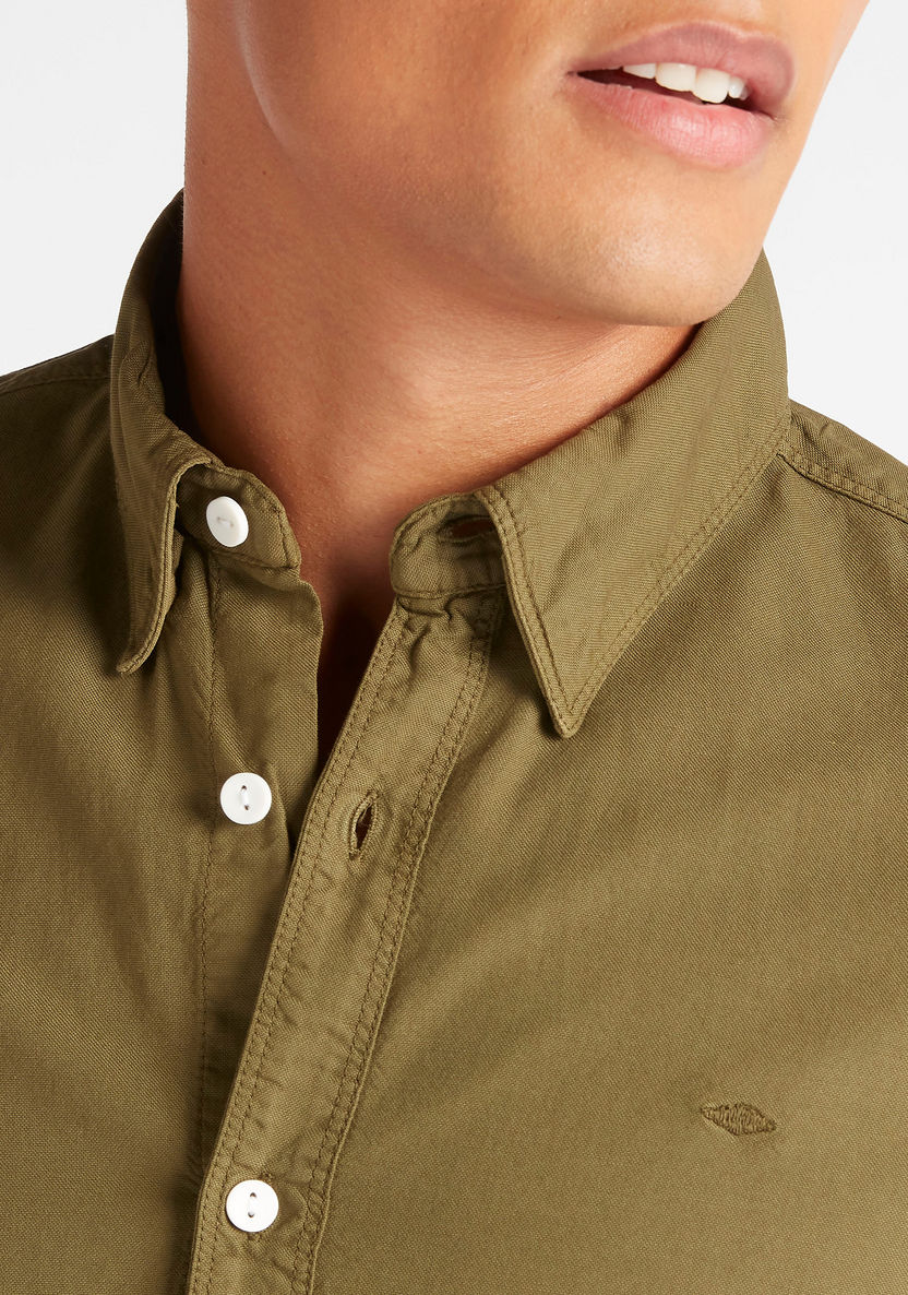 Lee Cooper Solid Shirt with Long Sleeves-Shirts-image-4