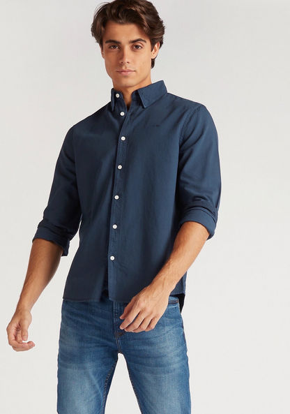 Lee Cooper Solid Shirt with Long Sleeves
