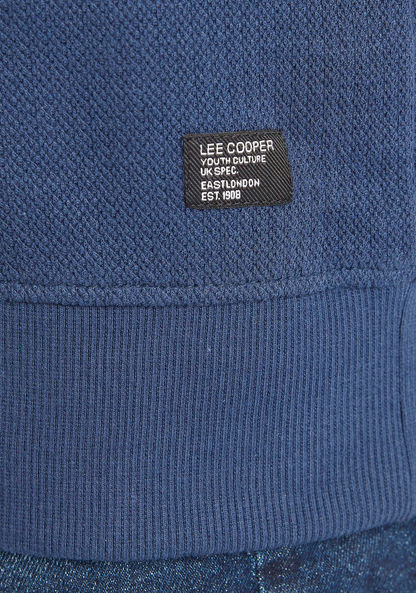 Lee Cooper Printed Crew Neck Sweatshirt with Long Sleeves-Sweatshirts-image-5
