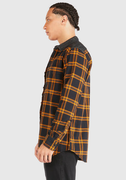 Lee Cooper Checked Shirt with Long Sleeves