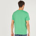 Lee Cooper Solid T-shirt with Crew Neck and Pocket-T Shirts-thumbnail-3