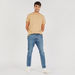Lee Cooper Solid T-shirt with Crew Neck and Pocket-T Shirts-thumbnail-1