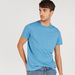 Lee Cooper Solid T-shirt with Crew Neck and Pocket-T Shirts-thumbnail-0