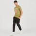 Lee Cooper Printed Crew Neck T-shirt with Short Sleeves-T Shirts-thumbnail-4