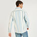 Lee Cooper Twill Striped Shirt with Long Sleeves and Chest Pocket-Shirts-thumbnailMobile-3