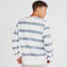 Lee Cooper Striped Crew Neck Sweatshirt with Long Sleeves-Sweatshirts-thumbnailMobile-3