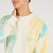 Lee Cooper Tie Dye Print Sweatshirt with Crew Neck and Long Sleeves-Sweatshirts-thumbnailMobile-2