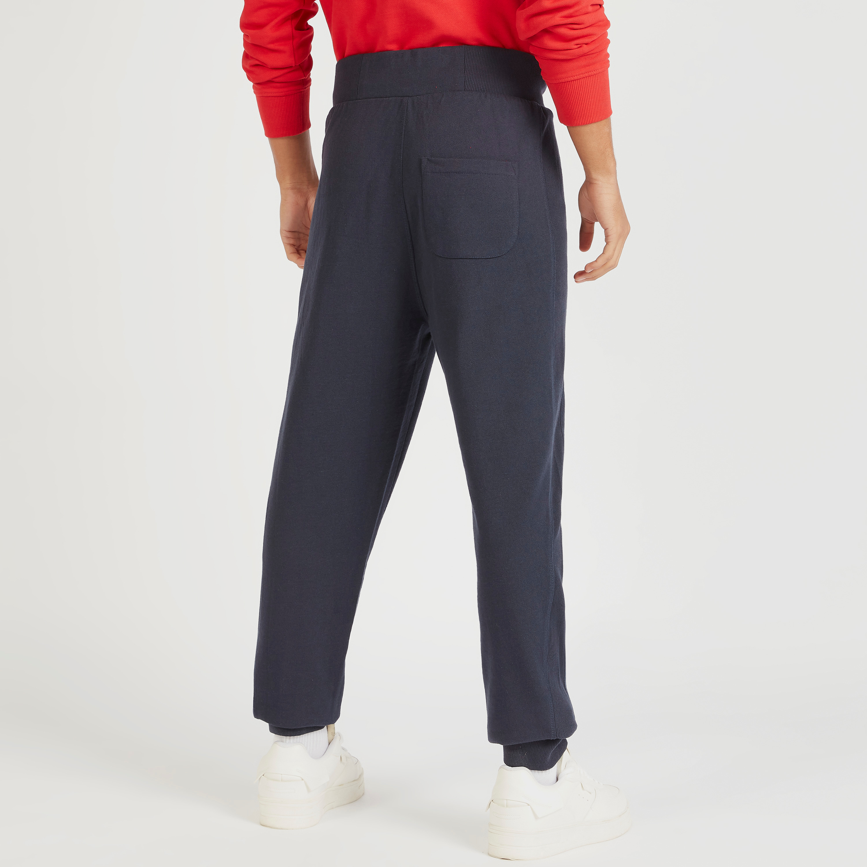 Lee Cooper Printed Joggers with Drawstring Closure and Pockets-men-clothing-bottoms-joggers-image-4