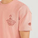 Lee Cooper Printed Crew Neck T-shirt with Adjustable Hem-T Shirts-thumbnailMobile-5
