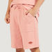 Lee Cooper Solid Shorts with Drawstring Closure and Pockets-Shorts-thumbnailMobile-2
