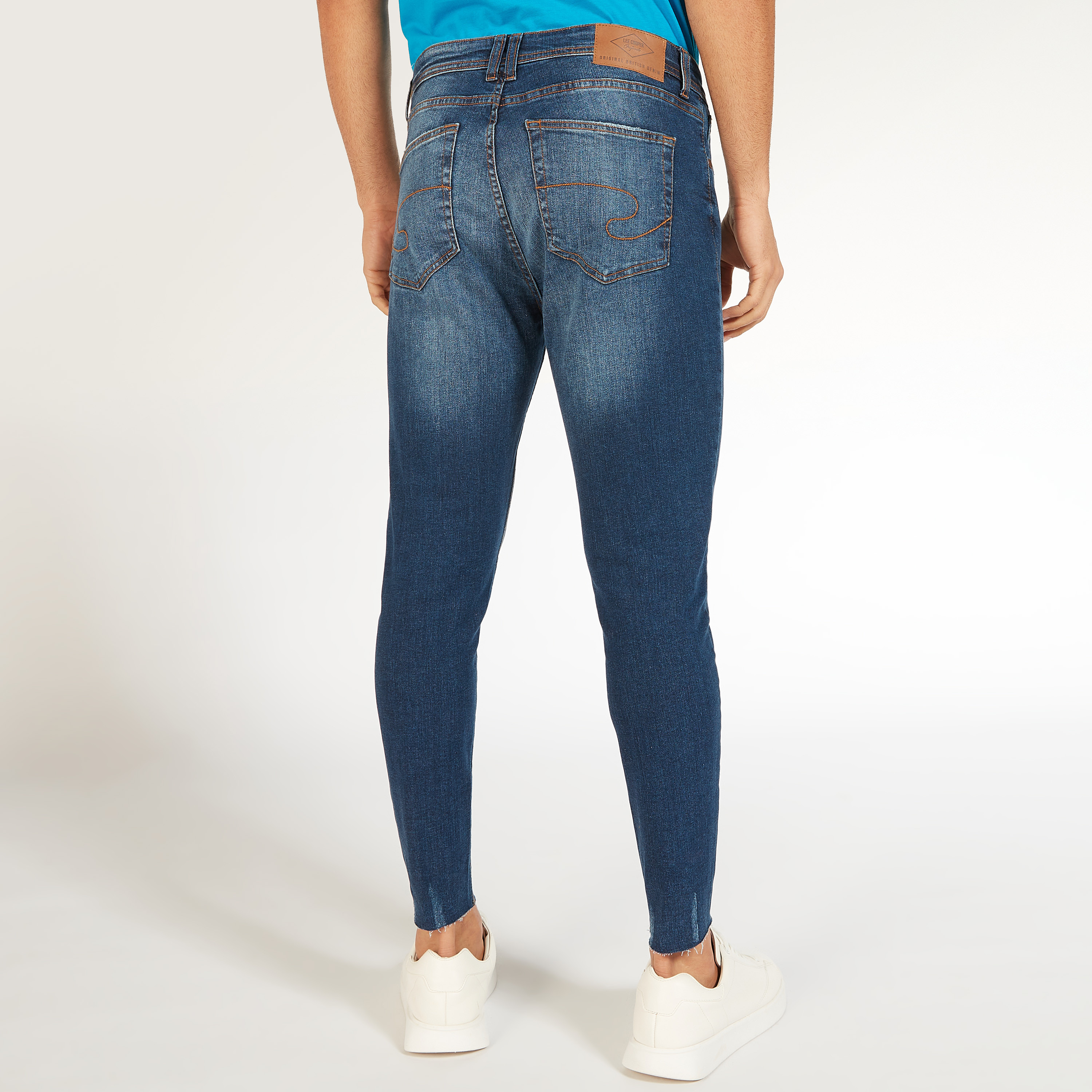 Lee Cooper Solid Mid-Rise Jeans with Button Closure-men-clothing-jeans-image-9