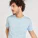 Lee Cooper Solid Crew Neck T-shirt with Pocket and Short Sleeves-T Shirts-thumbnail-0