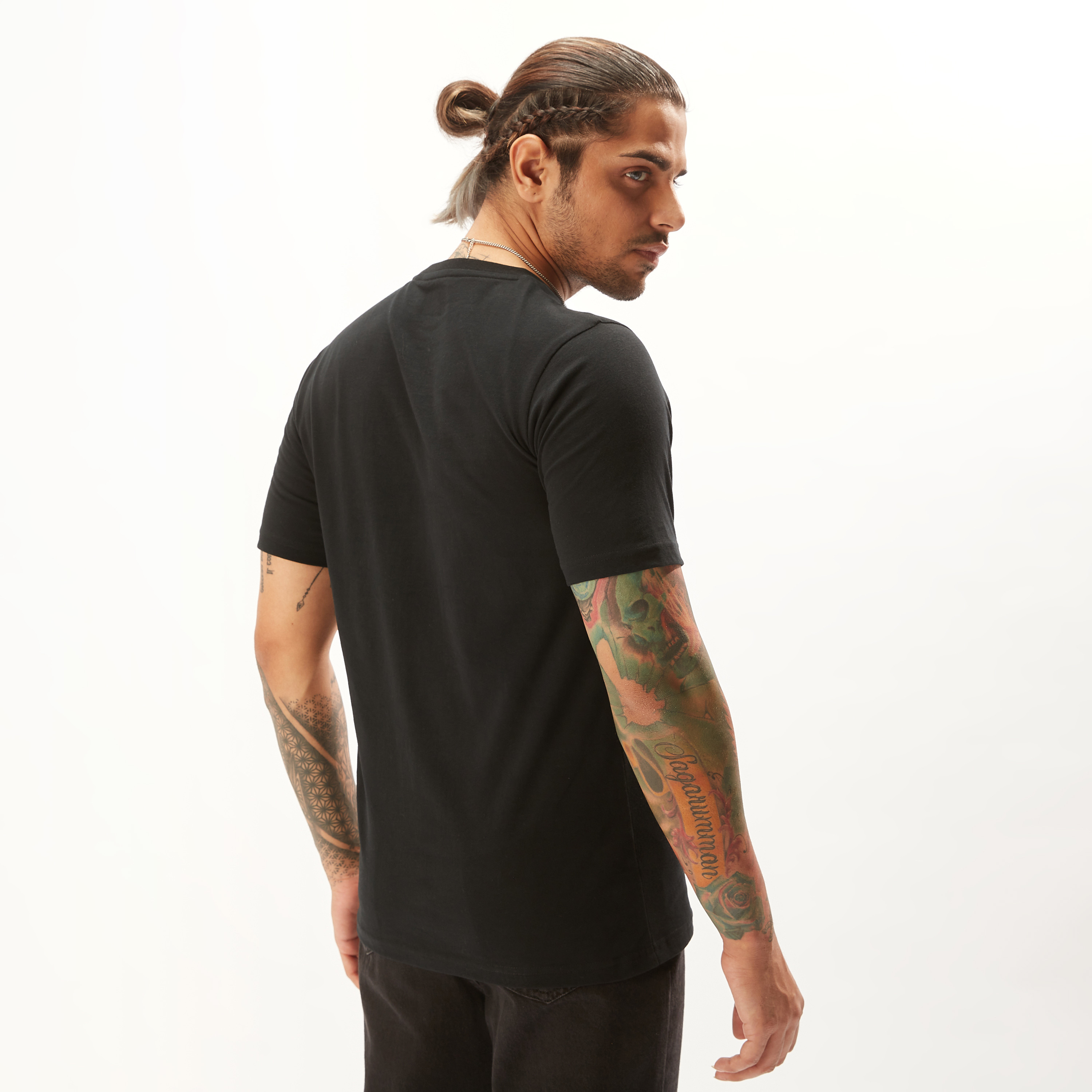 Lee Cooper Embossed T-shirt with Crew Neck and Short Sleeves-men-clothing-tshirtsandpolos-tshirts-image-12