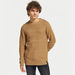 Lee Cooper Textured Sweater with Crew Neck and Long Sleeves-Sweaters-thumbnail-0