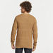 Lee Cooper Textured Sweater with Crew Neck and Long Sleeves-Sweaters-thumbnailMobile-2
