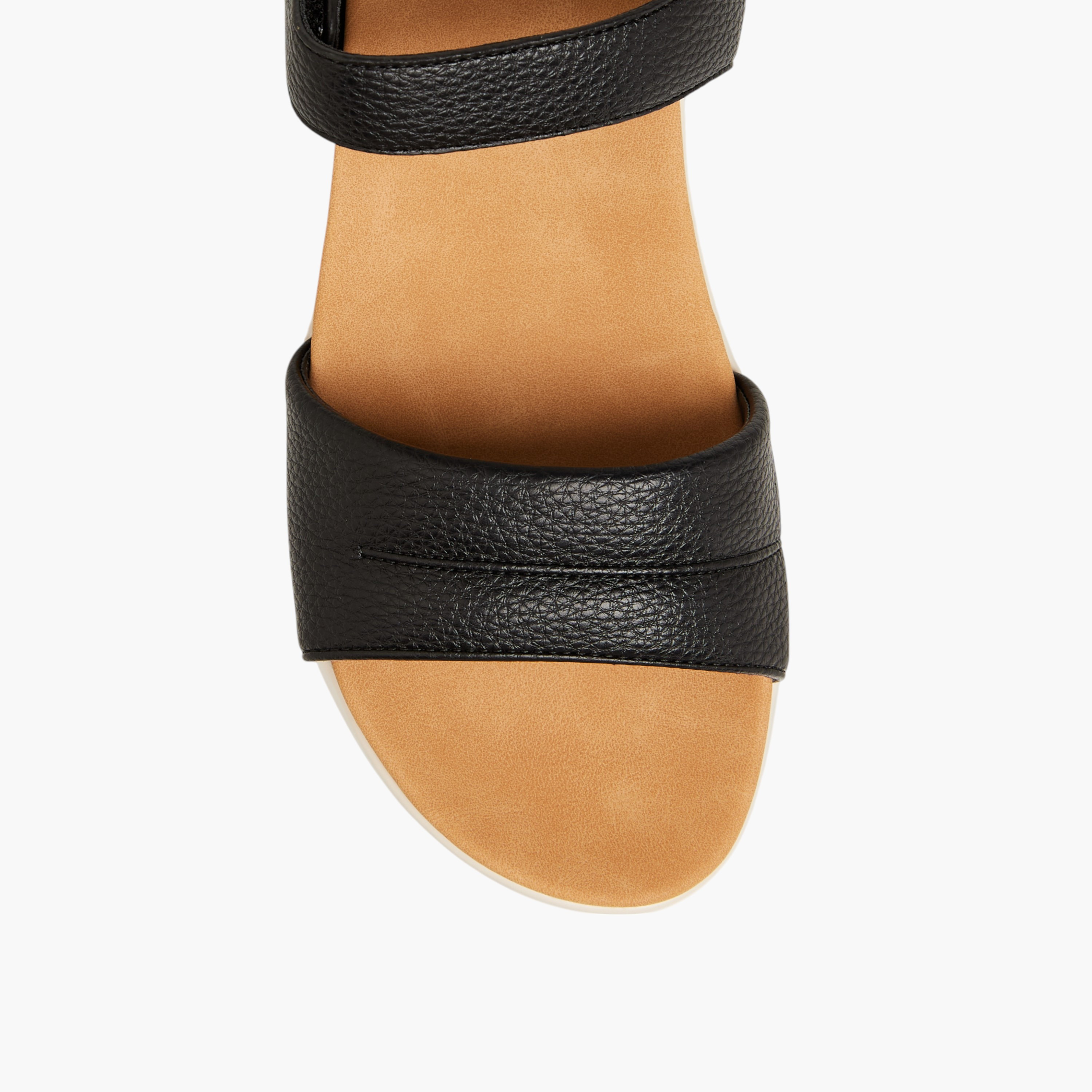 Le Confort Solid Sandals with Hook and Loop Closure-women-shoes-sandals-heeled-image-3
