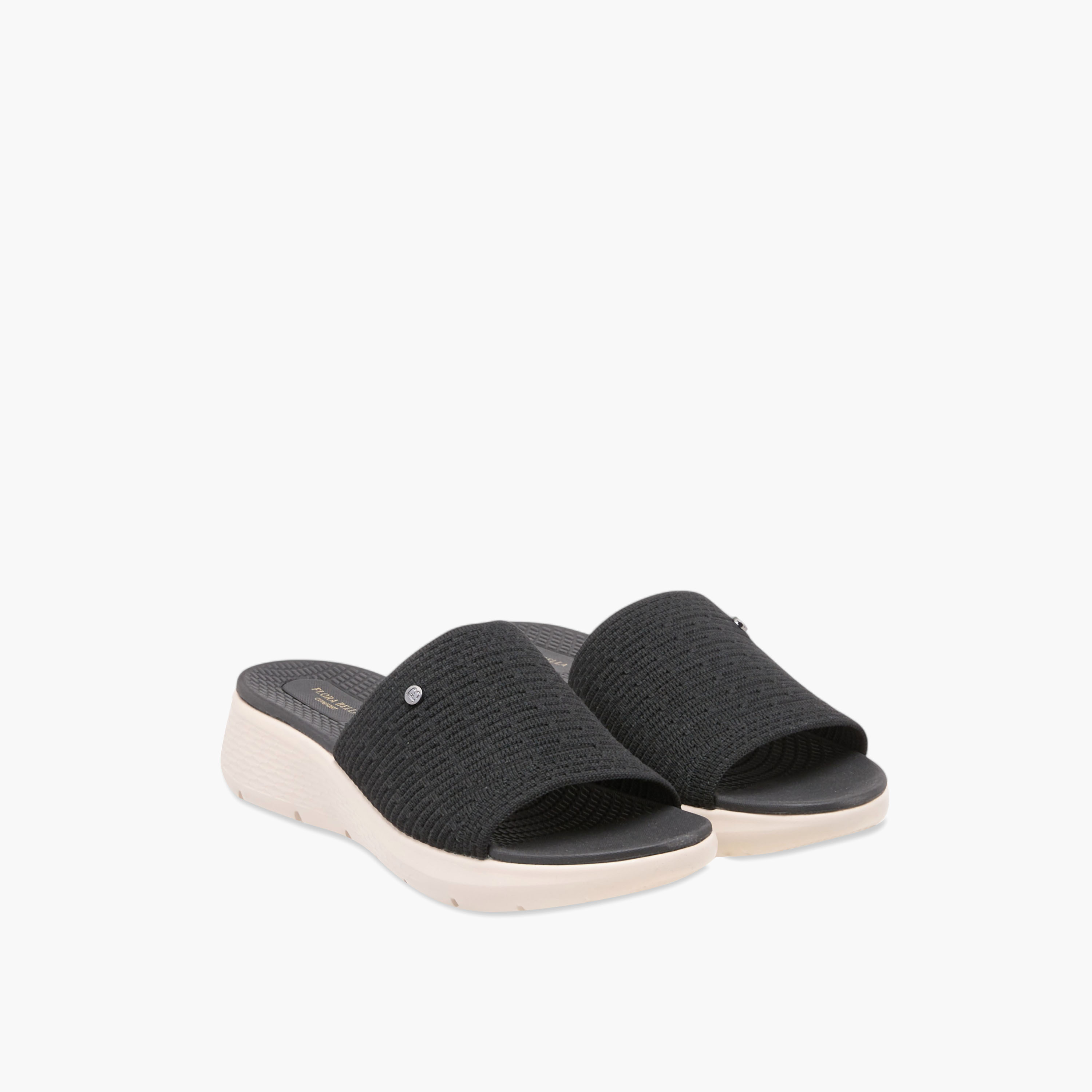 Flora Bella Textured Slip-On Sandals-women-shoes-flats-sandals-image-1