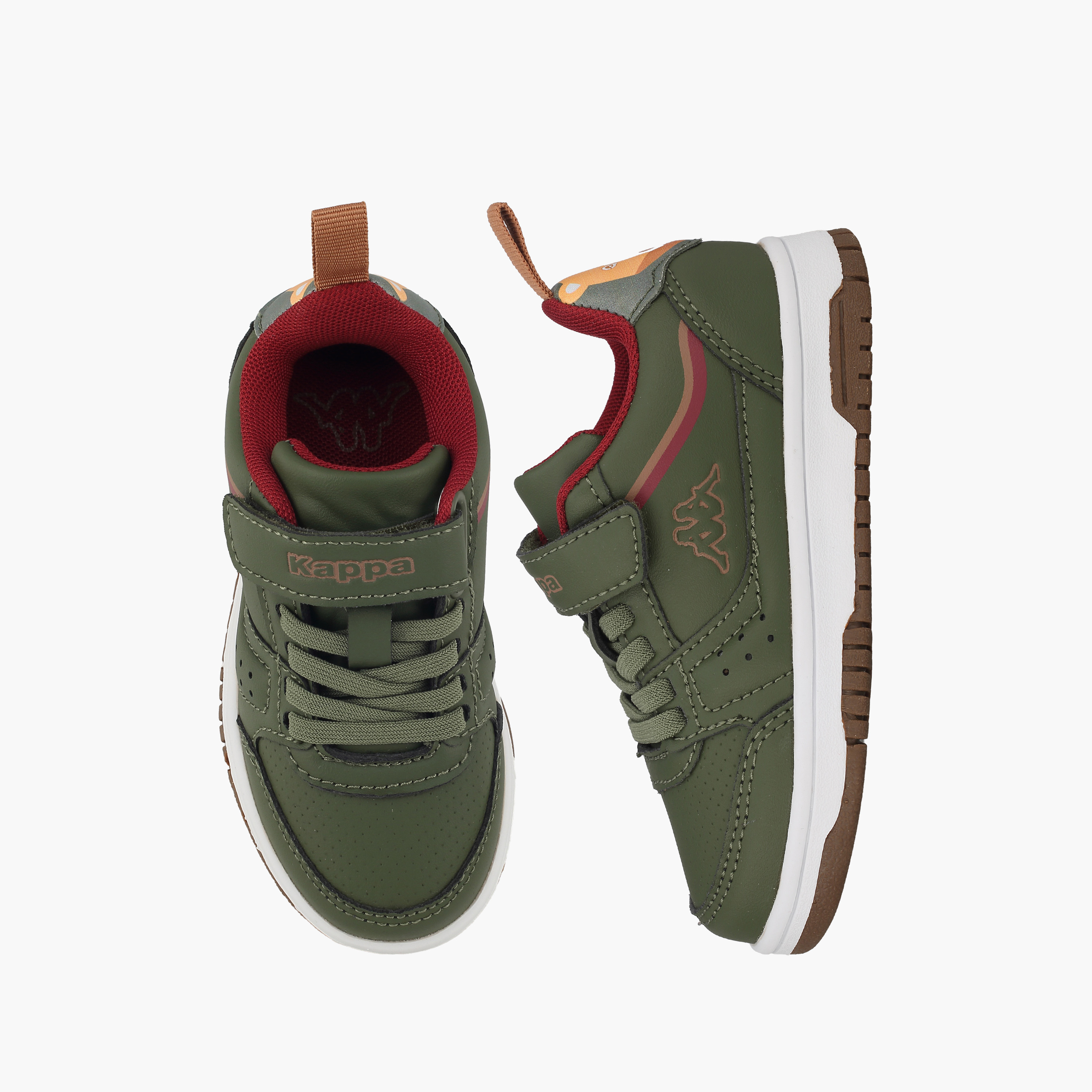 Kappa Boys Panelled Hook & Loop Sports Shoes-sports-boys-shoes-image-1